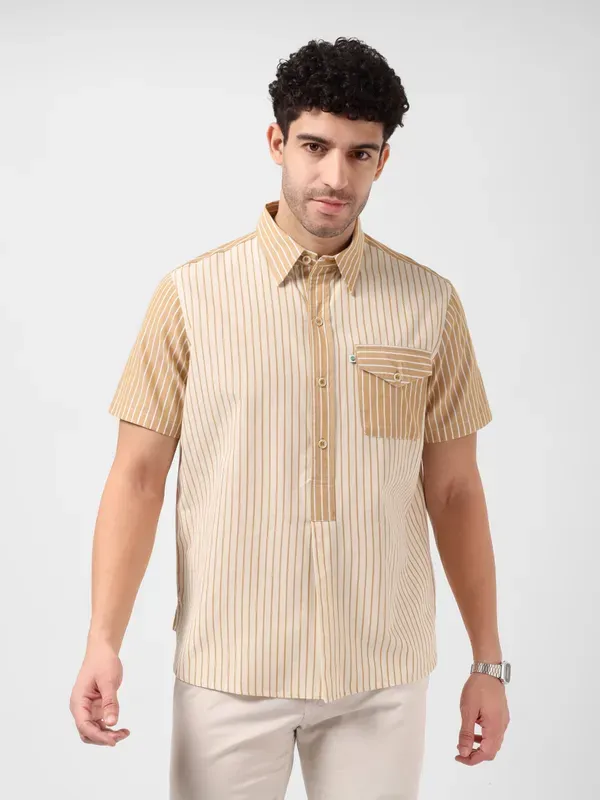 Minjar_Men_S_Cotton_Beige_Striped_Kurta_Shirt_Breathable_Fabric_Relaxed_More