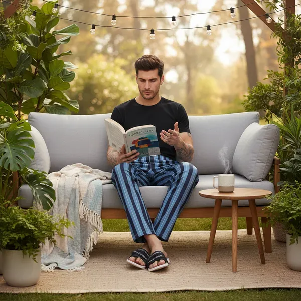 Men_S_Striped_Pure_Cotton_Pajama_Pants_Blue_And_Navy_Elastic_Waist_Ankle_More
