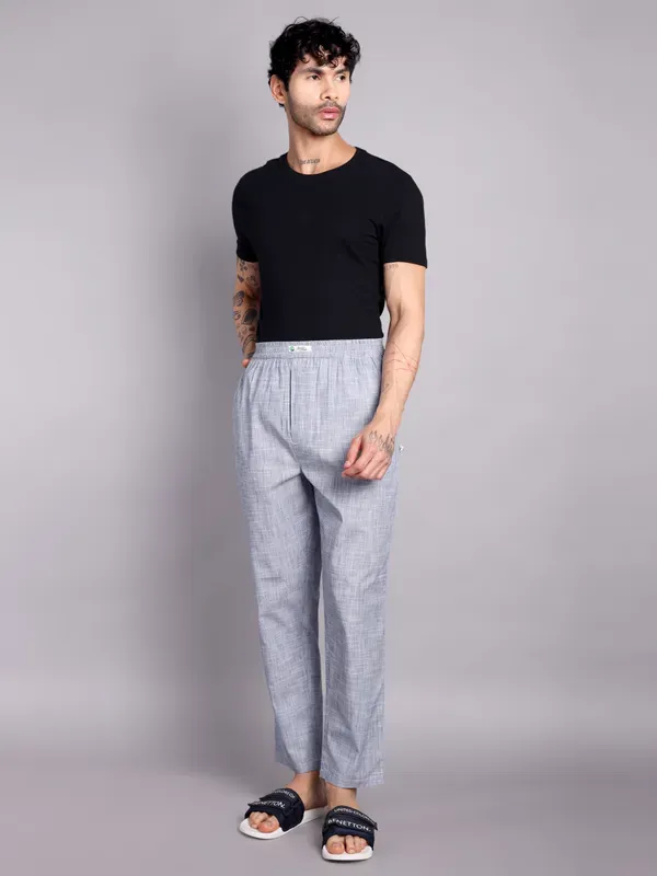 Men_S_Pure_Cotton_Pajama_Pants_Light_Grey_Textured_Weave_Elastic_Waistba_More