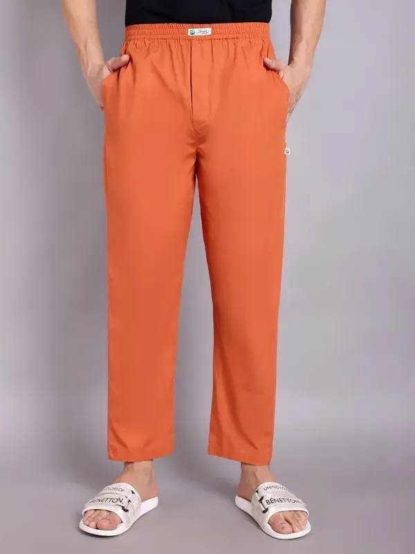 Mens_Orange_Solid_Modern_Realxed_Pajama