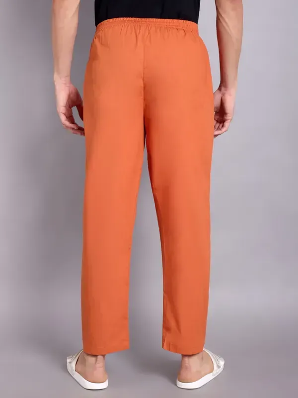 Mens_Orange_Solid_Modern_Realxed_Pajama
