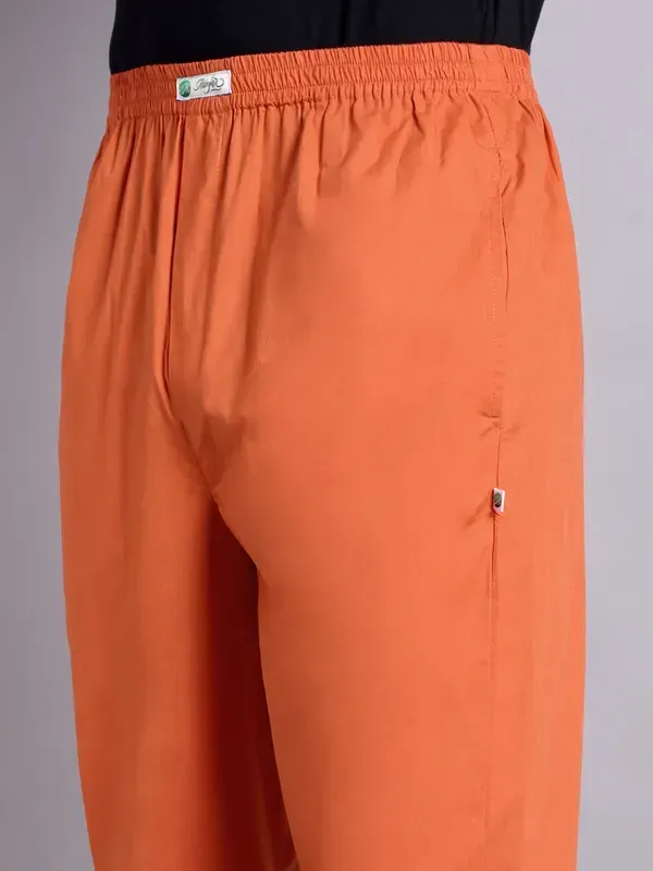Mens_Orange_Solid_Modern_Realxed_Pajama