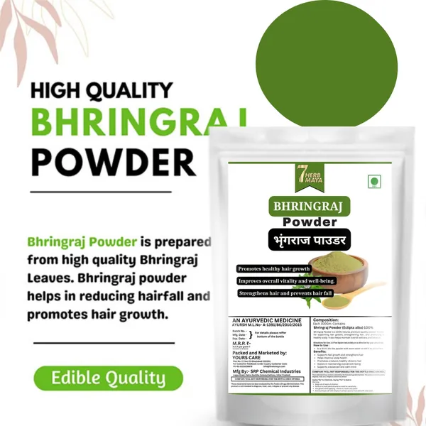 7Herbmaya_Natural_Bhringraj_Powder_helps_All_Hair_Type_hair_growth,_Skin_&_Hair_Care