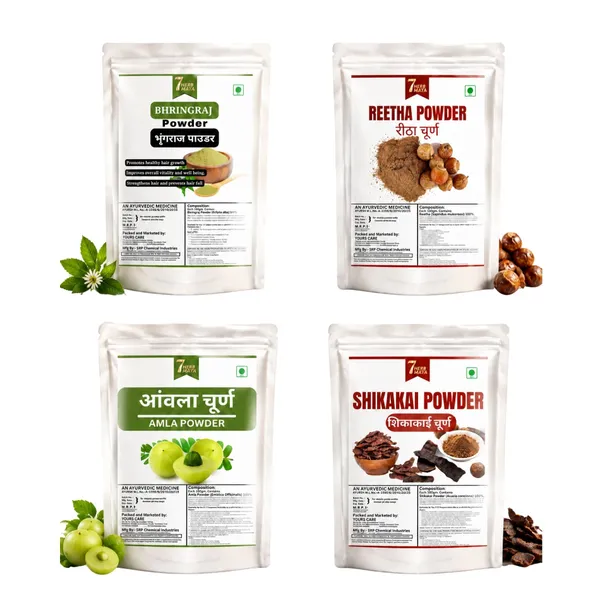 7Herbmaya_Natural_Hair_Care_&_Cleansing_Powder_Combo_|_4-in-1_Ayurvedic_Blend_of_Amla,_Reetha,_Shikakai,_Bhringraj_(100_G_Each)