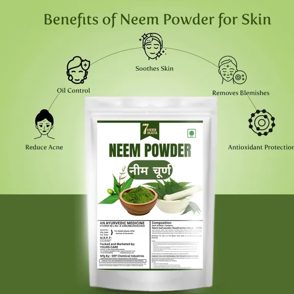 7Herbmaya_Pure_Neem_Powder_|_Supports_Acne_Control,_Skin_Detox_&_Scalp_Health__Powder_for_Eating,_Face_Pack,_Tooth,_Skin,_Hair,_Drinking