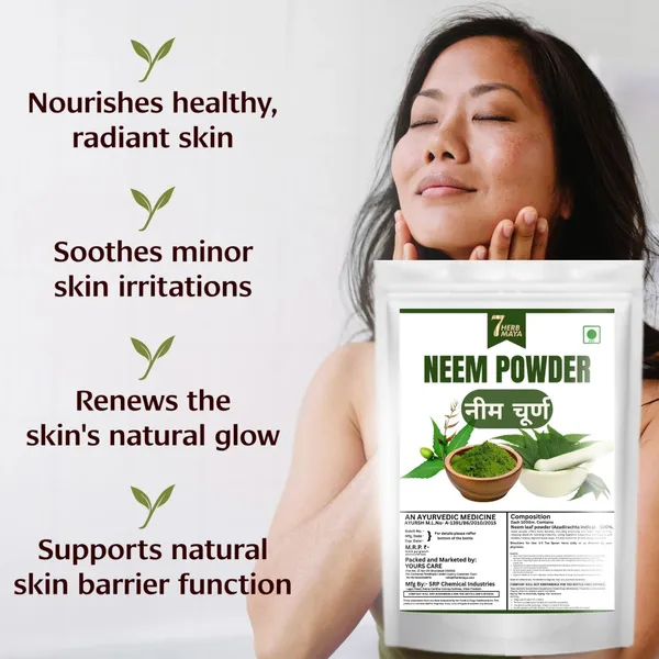 7Herbmaya_Pure_Neem_Powder_|_Supports_Acne_Control,_Skin_Detox_&_Scalp_Health__Powder_for_Eating,_Face_Pack,_Tooth,_Skin,_Hair,_Drinking