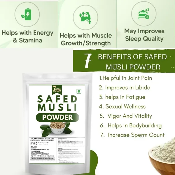 7Herbmaya_Safed_Musli_Powder_–_Natural_Ayurvedic_Helps_Supports_Vitality,_Energy_&_Stamina
