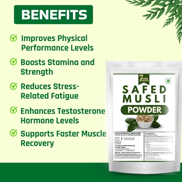 7Herbmaya_Safed_Musli_Powder_–_Natural_Ayurvedic_Helps_Supports_Vitality,_Energy_&_Stamina