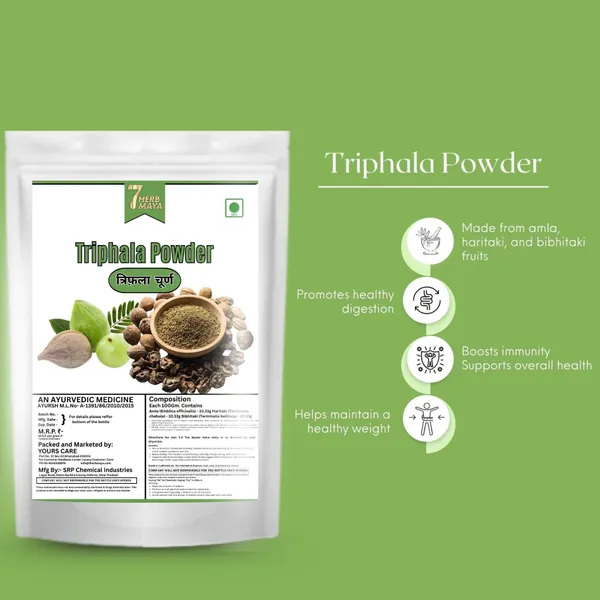 7Herbmaya_Triphala_Powder_/_Churna,_Help_Improves_Bowel_Movement_&_Indigestion,_Constipation_and_Digestive_Disorders_|_Effective_in_Tridoshashamak