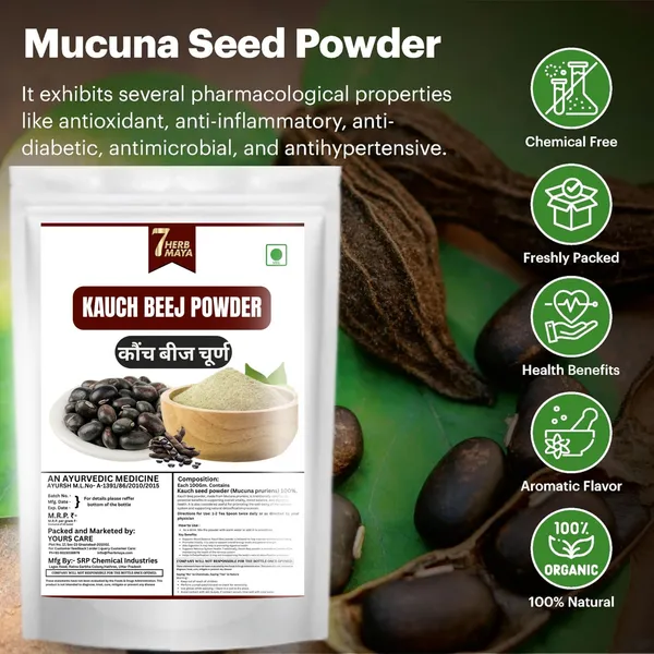 7Herbmaya_Kaunch_Beej_Powder_Churna_|_Helps_Rejuvenator_for_Energy,_Nerve_Strength,_Vitality_|_Black_Kaunch_beej,_Mucuna_Pruriens,_Konch_Seed,_Kala_Koch,_Alkushi,_Kapikachhu