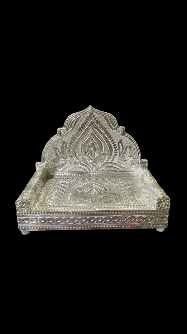 Grey_Wooden_Pooja_Chowki_Traditional_Wear_And_Religious_Worship