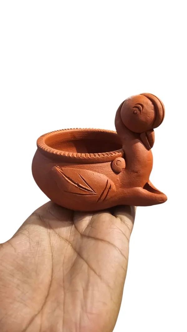 Brown_Terracotta_Duck-Shaped_Diya_Home_Decor_And_Festive_Decoration