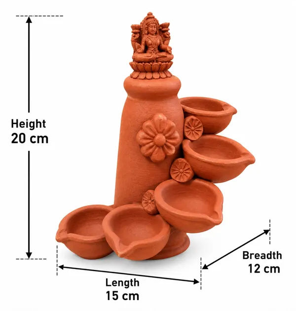 Terracotta_5_Diya_Deepa_