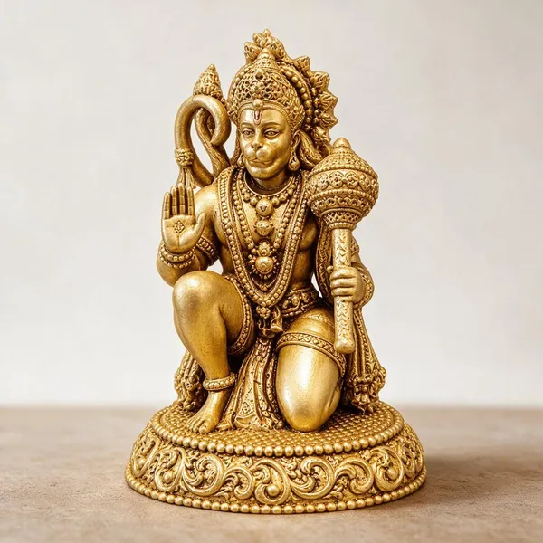 Gold_Brass_Hanuman_Idol_Pooja_And_Festive_Decoration
