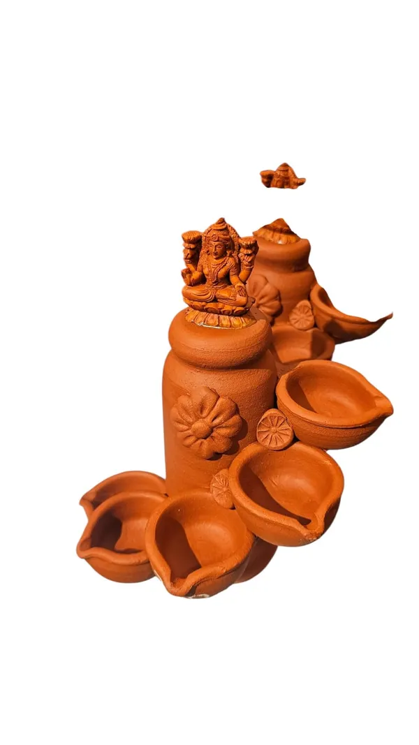 Brown_Terracotta_Ganesha_Diya_Holder_Pooja_And_Religious_Worship