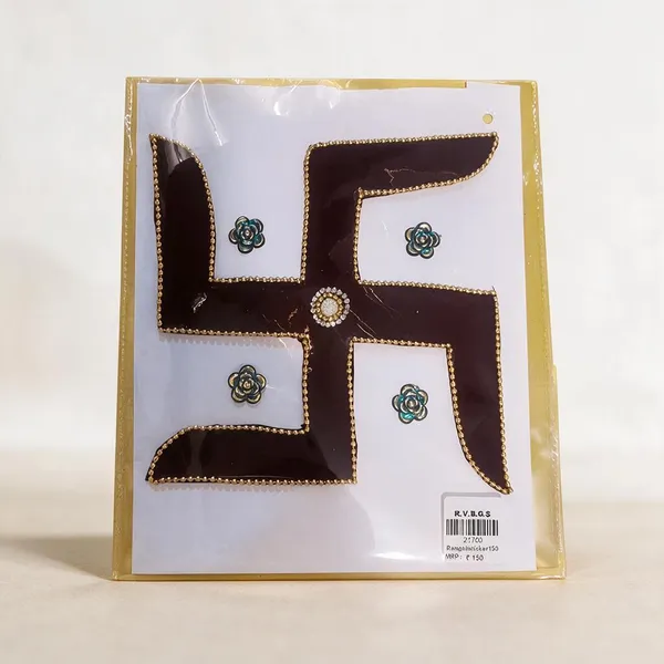 Maroon_Velvet_Rangoli_Sticker_Home_Decor_And_Serving