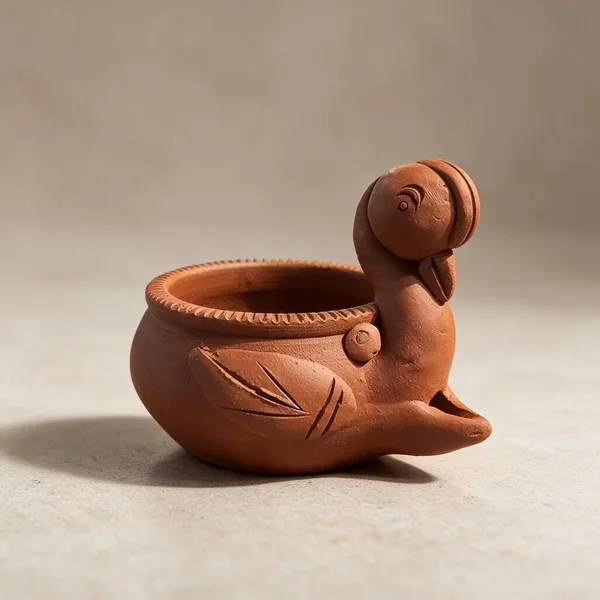 Brown_Terracotta_Duck-Shaped_Diya_Home_Decor_And_Festive_Decoration