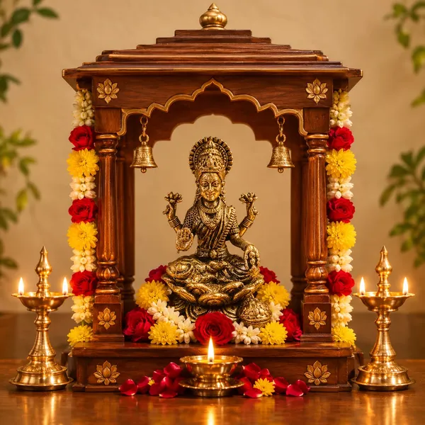 Lakshmi_Idol_Brass_Antique_gold_