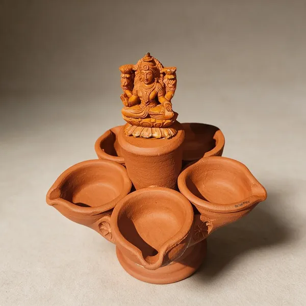 Brown_Terracotta_Lakshmi_Diya_Set_Home_Decor_And_Gifting