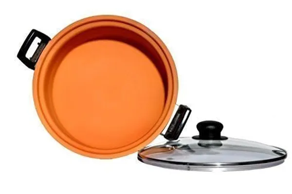 Non_Stick_Orange_Casserole_With_Glass_Lid