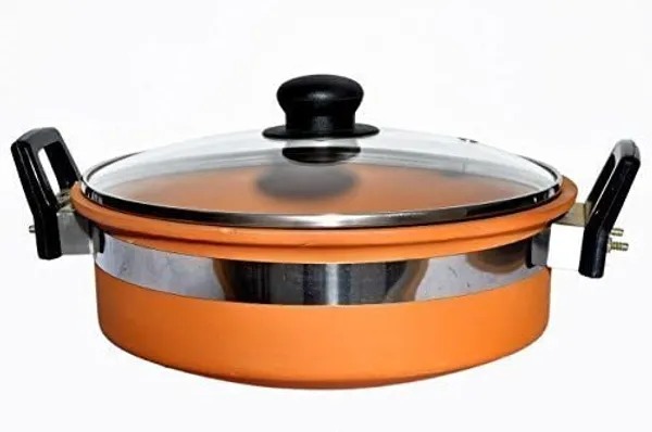Non_Stick_Orange_Casserole_With_Glass_Lid