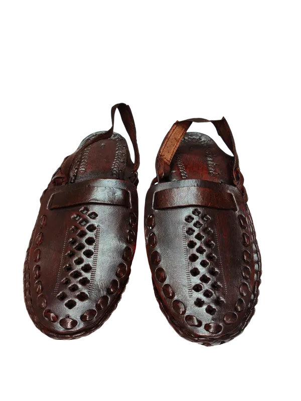 Brown_Sakla_Punching_Leather_Casual_Sandals_For_Men