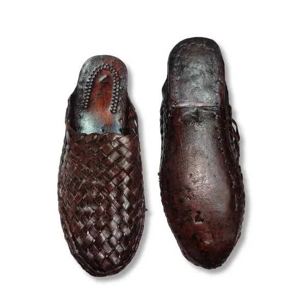 Brown_Woven_Slip_On_Banerjee_Slippers_For_Men