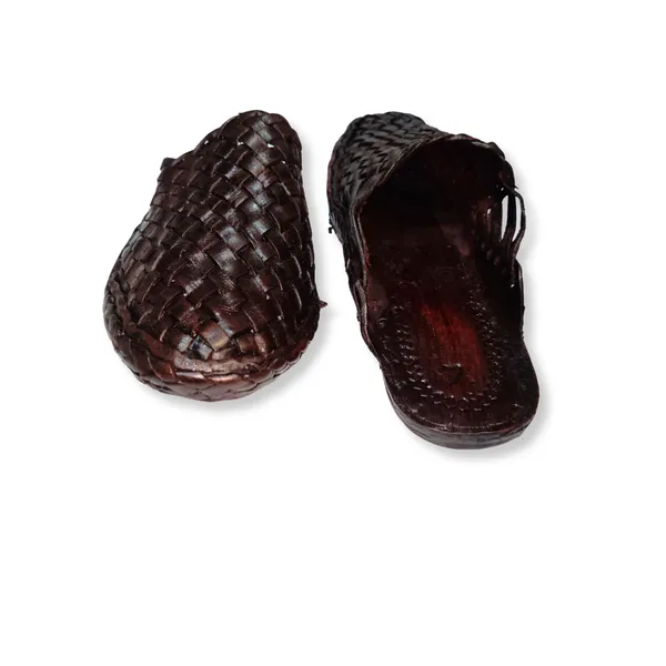 Brown_Woven_Slip_On_Banerjee_Slippers_For_Men