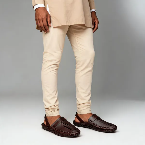 Brown_Sakla_Punching_Leather_Casual_Sandals_For_Men