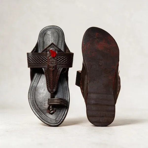 Brown_Naral_Pan_Ethnic_Kolhapuri_Sandals_For_Men