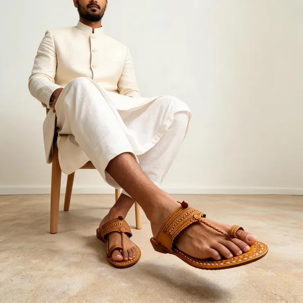 Tan_Puna_Leather_Traditional_Kolhapuri_Sandals_For_Men