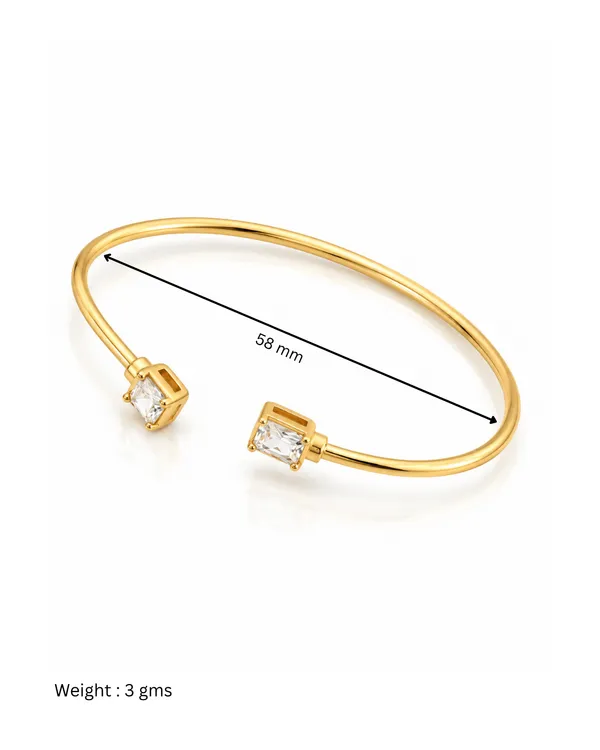 Baguette_CZ_Twin_Open_Cuff_Bracelet