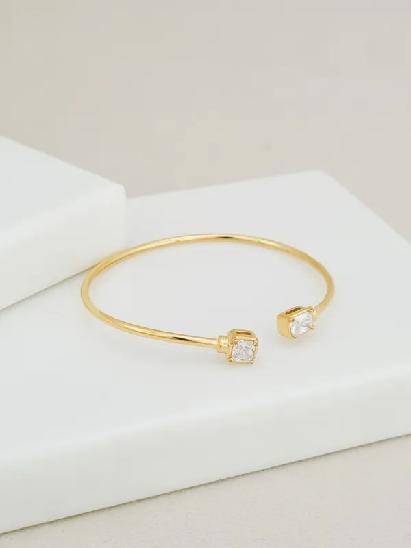 Gold_Stainless_Steel_Baguette_Cz_Twin_Open_Cuff_Bracelet_For_Women