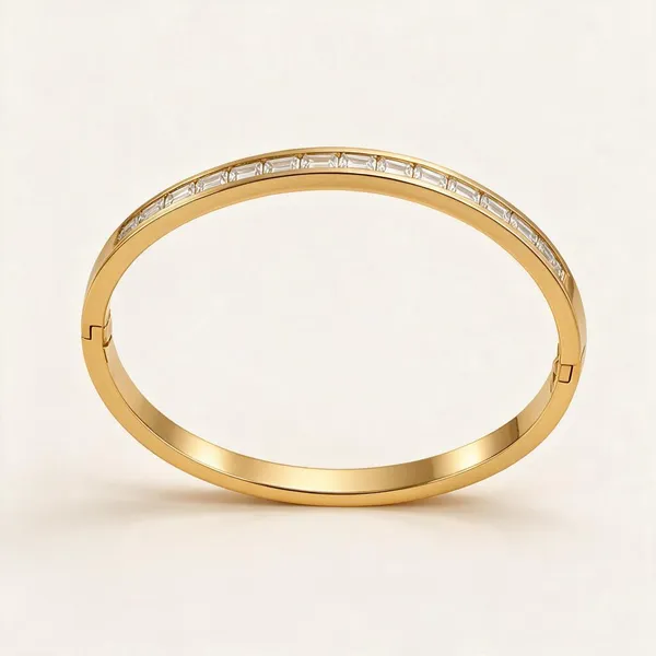 Gold_Stainless_Steel_Baguette_Channel_Open_Cuff_Bracelet_For_Women