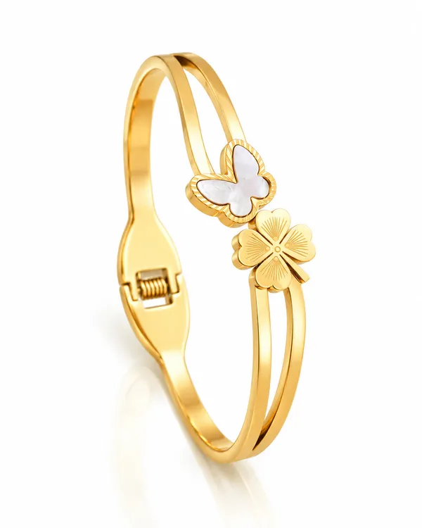 Butterfly_Clover_Duo_Spring_Cuff_Bracelet