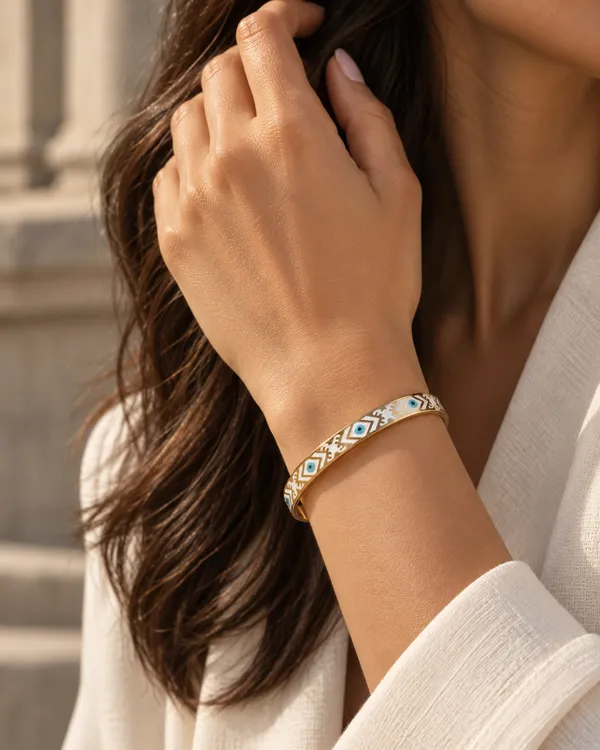Gold_Stainless_Steel_Evil_Eye_Tribal_Enamel_Cuff_Bracelet_For_Women