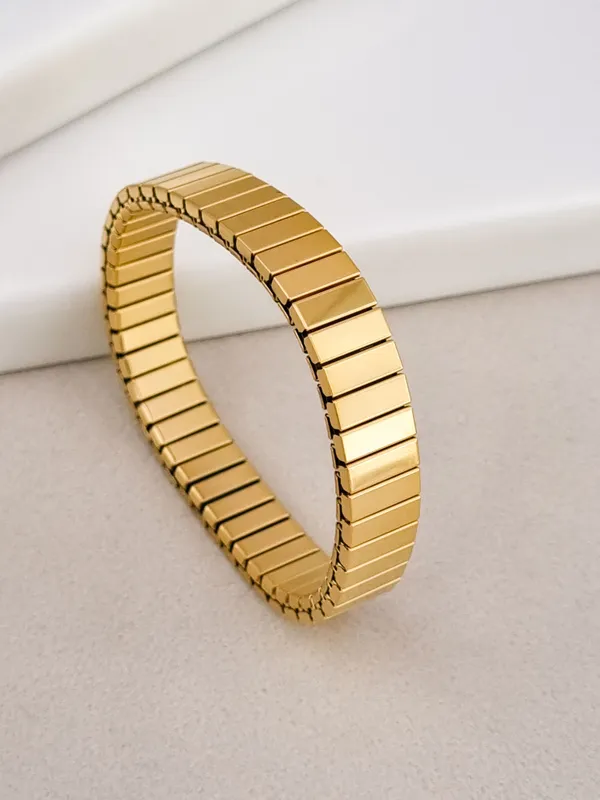 Gold_Tile_Stretch_Bracelet