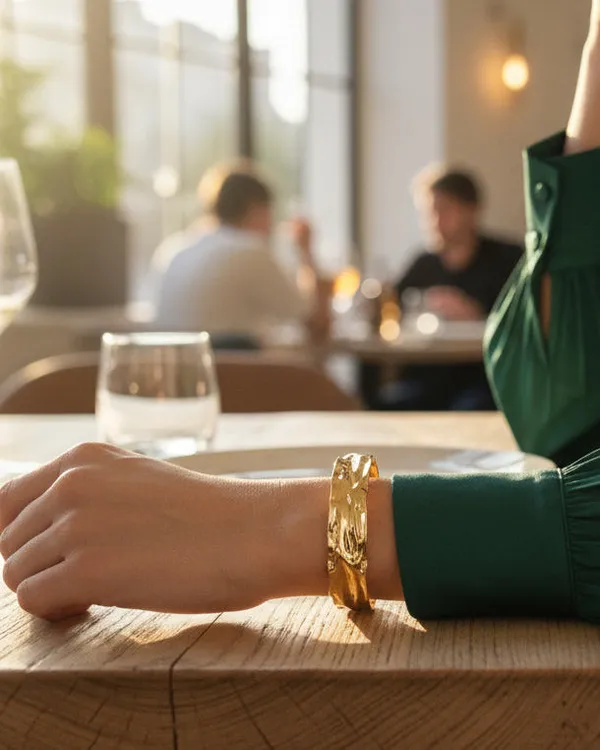 Gold_Stainless_Steel_Liquid_Wave_Cuff_Bracelet_For_Women