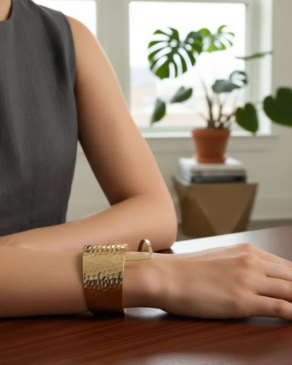 Multi-Band_Hammered_Cuff