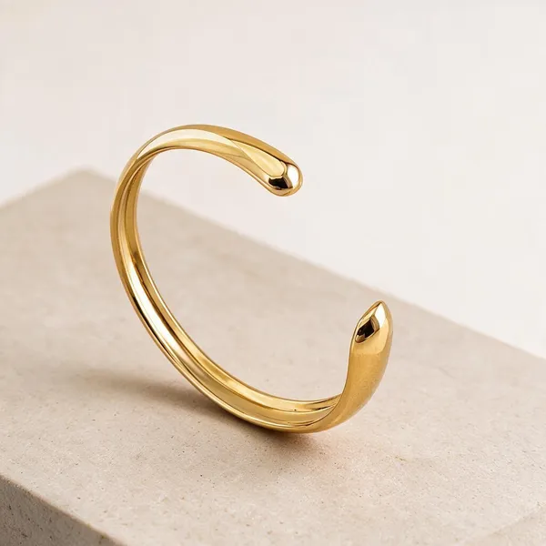 Gold_Stainless_Steel_Open_Contour_Cuff_Bracelet_For_Women