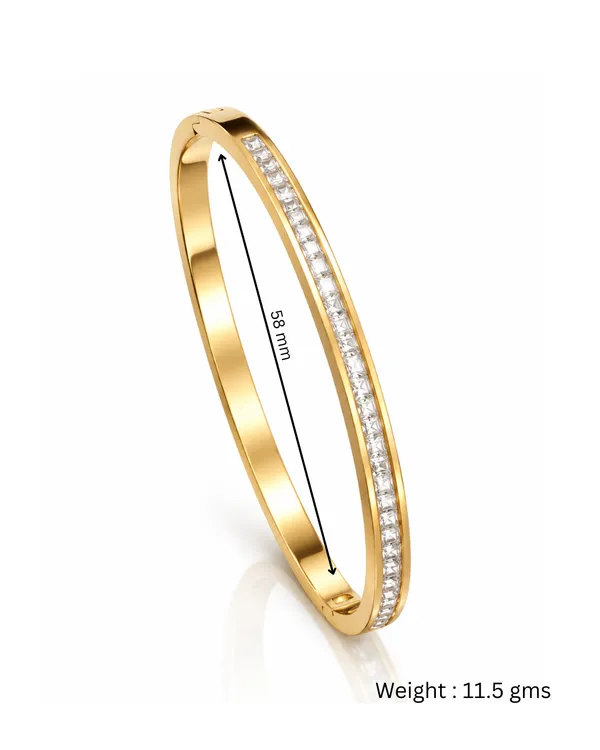 Pav茅_Half-Row_Locking_Cuff_Bracelet