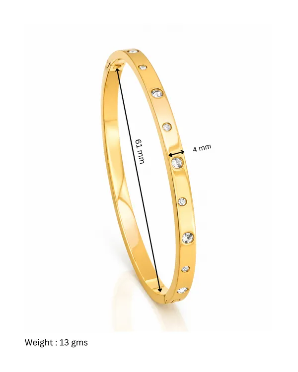 Scatter_CZ_Side_Lock_Cuff_Bracelet