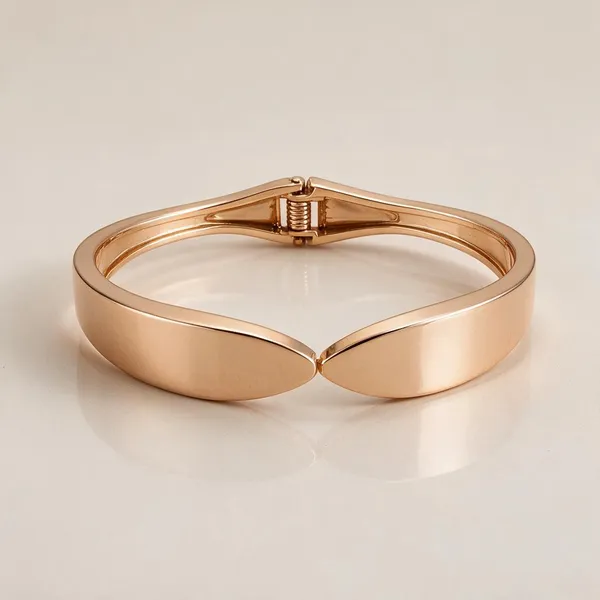 Gold_Stainless_Steel_Tapered_Sculptural_Cuff_Bracelet_For_Women