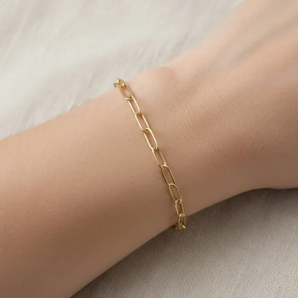 Gold_Stainless_Steel_Aura_Link_Bracelet_For_Women