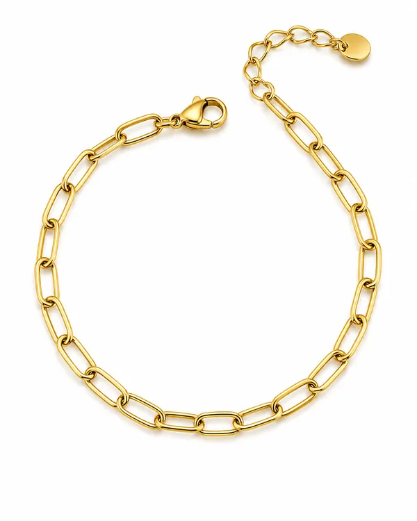 Gold_Stainless_Steel_Aura_Link_Bracelet_For_Women