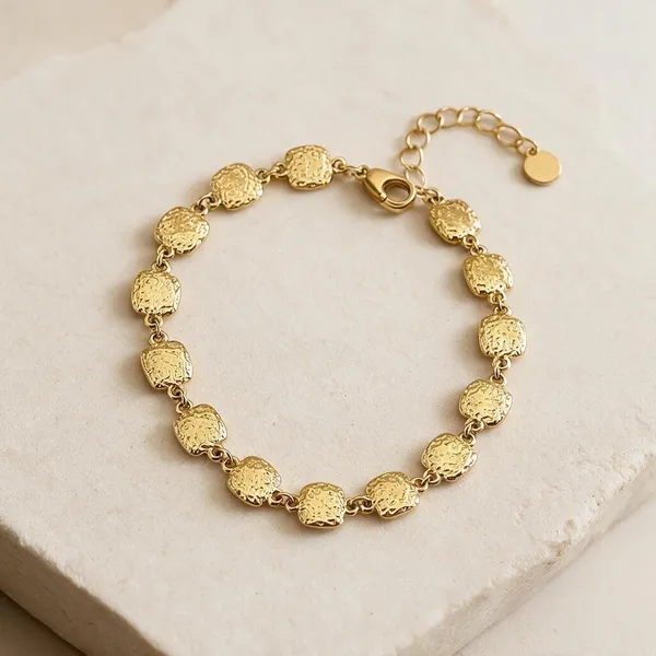 Gold_Stainless_Steel_Aurea_Textura_Bracelet_For_Women