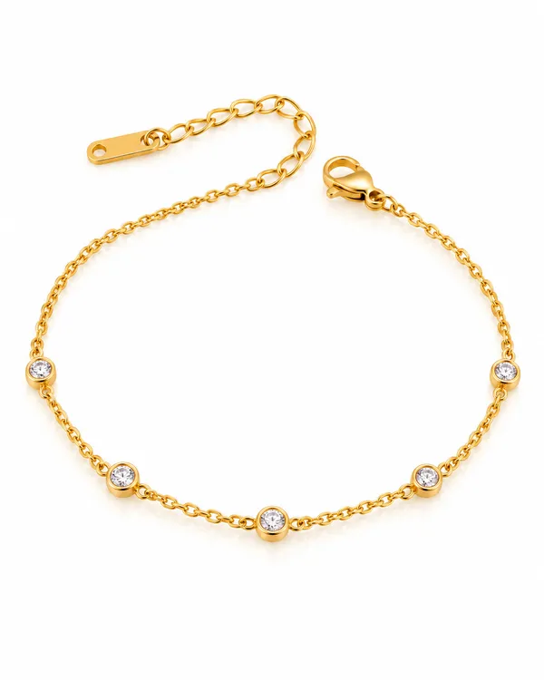 Bezel_CZ_Station_Chain_Bracelet
