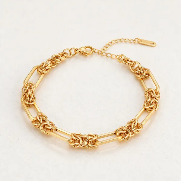 Gold_Stainless_Steel_Byzantine_Paperclip_Chain_Bracelet_For_Women