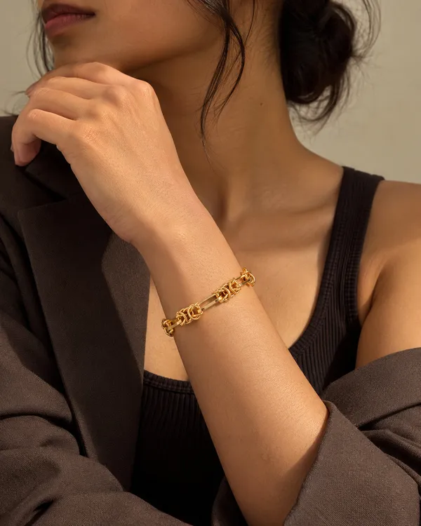 Gold_Stainless_Steel_Byzantine_Paperclip_Chain_Bracelet_For_Women