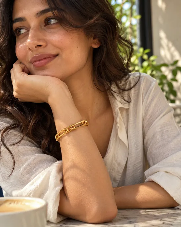 Gold_Stainless_Steel_Byzantine_Paperclip_Chain_Bracelet_For_Women